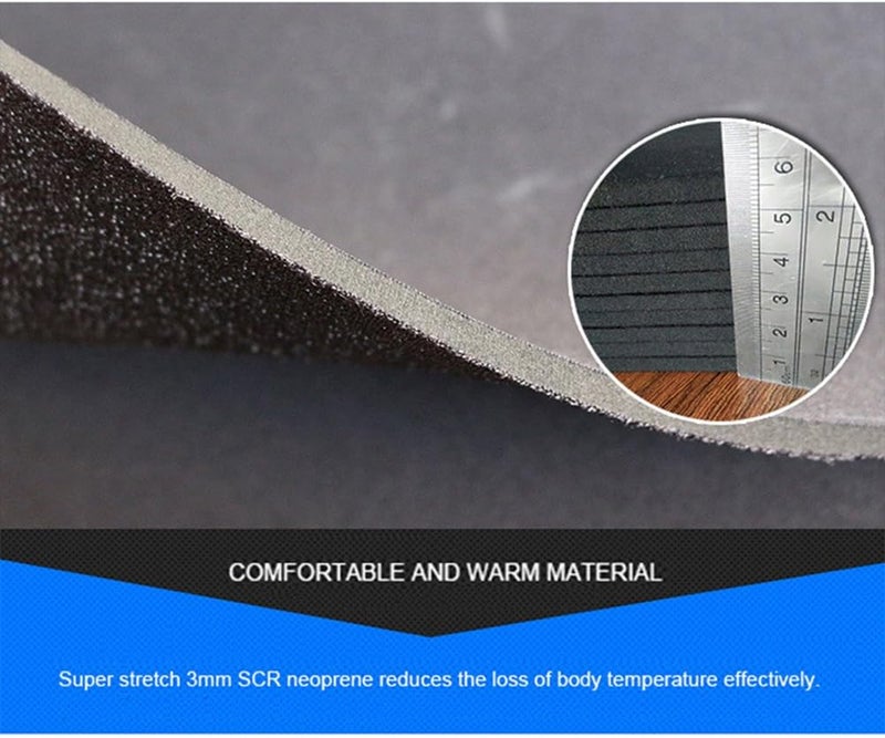 Skyone Neoprene Water Fin Sock Diving Wetsuits Sock 3MM for Women Men, Thermal Beach Socks Anti Slip Flexible for Snorkeling - Image 5